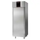 KÜHLSCHRANK AUS EDELSTAHL AISI 304 - UMLUFTKÜHLUNG - Mod CH07RMMBT - GASTRONORM 2/1 - NUTZVOLUMEN 700 L - 1 TÜR - LÜFTUNG KÜHLUNG - TEMPERATUR -18° / -22 ° C - Abmessungen B 71 x T 80 x H 210 cm
