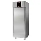 KÜHLSCHRANK AUS EDELSTAHL AISI 304 - UMLUFTKÜHLUNG - Mod CH07RMPLMTN - GASTRONORM 2/1 - NUTZVOLUMEN 700 L - 1 TÜR - LÜFTUNG KÜHLUNG - TEMPERATUR 0 ° / + 10 ° C - Abmessungen B 71 x T 80 x H 210 cm