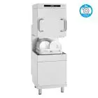 OMNIWASH PRESTIGE P60 ELEKTRONISCHE HAUBENSPÜLMASCHINE – QUADRATISCHES GESTELL 500x500 mm – NUTZBARE PASSAGE MAXIMALE HÖHE 43 cm – GESAMTMASSEN cm 65 x B 87,3x Höhe 153,5/202,4