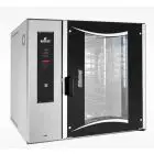 ELEKTRO-KONVEKTIONSOFEN / INDIREKTER DAMPF, BOILER, DREHBARER, NICHT HERAUSZIEBARER WAGEN, DIGITALE STEUERUNG - Cod. ROTORBAKE/E2 - GEEIGNET FÜR KONDITOREIEN UND BÄCKEREIEN - Kapazität: 10 Bleche (40 x 60, 46 x 66 oder 50 x 70) - Leistung: 16 kW - dreipha