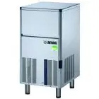 EISBEREITER FÜR HOHLEISWÜRFEL - Mod SEI50 - BEHÄLTERKAPAZITÄT Kg 17 - PRODUKTION MIT LUFTGEKÜHLTEM MOTOR BIS kg 50/24 h - PRODUKTION MIT WASSERGEKÜHLTEM MOTOR BIS kg 49/24 h - Produktmaße (BxTxH) cm 48,6 x 57,5 x 72,1/81,3