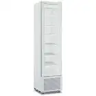GEKÜHLTE AUSSTELLUNGSVITRINE AUS WEISS LACKIERTEM BLECH - STATIONÄR - Mod MILS FREEZER 225V B - KAPAZITÄT 226 L - 1 GLASTÜR - TEMPERATUR -18/-24°C - PRODUKTMAßE (BxTxH) cm 49,4 x 52,1 x 191,5 - CE-NORM