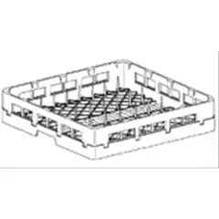 Tellerkorb (18 Teller) - Polypropylen - Maße in cm (B x T x H): 50 x 50 x 11
