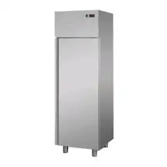 KÜHLSCHRANK AUS EDELSTAHL - Mod. BG04ETN - UMLUFTKÜHLUNG - NUTZVOLUMEN LT 400 - N. 1 TÜR - TEMPERATUR 0°/+10°C - Abmessungen in cm (B x T x H): 60 x 62 x 190/208 -CE-Kennzeichnung
