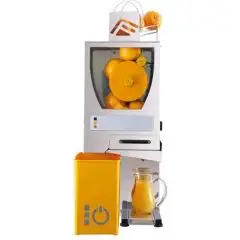 ZITRUSPRESSEN AUS EDELSTAHL - Mod. F COMPACT - MANUELLE ZUFUHR - LEISTUNG: 10/12 Zitrusfrüchte/ Min. - MAXIMALER FRUCHTDURCHMESSER BIS ZU Ø 70 mm - EINPHASIG - CE-NORM