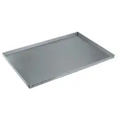 RECHTECKIGE  BLECHE AUS ALUMINIERTEM BLECH FÜR KONDITOREIEN UND PIZZERIEN cm 60x40