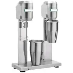 FRAPPE' MIXER - Mod. DMB20 - 2 Edelstahl - Becher zu je 0,8 Liter - Leistung 400+400 W - Einphasig 220-240V/1/50-60Hz - CE-Kennzeichnung