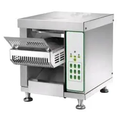 DURCHLAUFTOASTER - Mod. CVT1 - Stundenleistung: 50 Toasts ÷ 150 - Leistung 1300 W - Einphasig 220-240V/1/50-60Hz - EC - Kennzeichnung