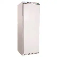 KÜHLSCHRANK AUS LACKIERTEM BLECH UND ABS-KUNSTSTOFF - STATISCHE KÜHLUNG - ECO - Mod. G-ER400 - 1 TÜR - Bruttokapazität: 350 LITER - TEMPERATUR: +2º/+8ºC - Abmessungen in cm (B x T x H): 60 X 58,5 X 185,5 - EG-NORM