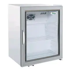 MINIBARKÜHLSCHRANK AUS LACKIERTEM BLECH - STATISCHE KÜHLUNG - Mod. G-SC100G - NUTZVOLUMEN: 115 LITER - 1 GLASTÜR - TEMPERATUR: +2°/+8°C - Abmessungen in cm (B x T x H): 62 x 54,3 x 69 - EG-Norm
