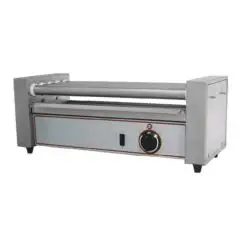 WURSTWÄRMER- Mod. R 5 - 5 Rollen aus Edelstahl - Temperaturbereich: +50/+250 °C - Leistung: 430 W - einphasiger Anschluss - Produktmaße in cm (B  x T x H): 58 x 22,5 x 23 - EG-Norm