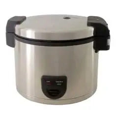 REISKOCHER - Mod. RIS 8 - Gehäuse aus Edelstahl - antihaftbeschichteter Innentopf - Wasserkapazität: 8 Liter - Leistung: 1950 W - einphasiger Anschluss - Maße in cm ø: L 32 x 35h - EG-Norm