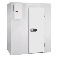 TiefKühlzelle / Kältemodule - Wandstärke: 10 cm - mit Boden - H 300 - mit 1 Tür: 80 cm x 185 h - ohne Kühlaggregat