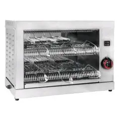 TOASTGERÄT 2 STUFEN - Mod. TM6P - Keramik-Heizelemente - Leistung: 3 kW - einphasig V230/1 - Produktmaße (B x T x H): 52 x 30 x 36 - EG-Norm