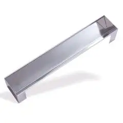 DREIECKIGE TORTENFORM AUS EDELSTAHL - HÖHE: 6 cm