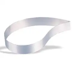 TRÄNENFORM AUS EDELSTAHL - HÖHE: 4,5 cm