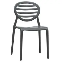 STUHL "TOP GIO" - MOD. 2317 - RAHMEN AUS RECYCLEBAREM, GLASVERSTÄRKTEM POLYPROPYLEN (AIR MOULDING) - FÜR DEN INNEN-UND AUSSENBEREICH - STAPELBAR - ABMESSUNGEN IN CM (BxTxH): 49 x 50 x 84 - CE-KENNZEICHNUNG