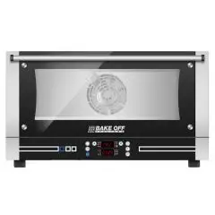 ELEKTRO-KONVEKTIONSOFEN MIT BEFEUCHTER UND DIGITALER STEUERUNG  - Cod. BISTROT 364D - GEEIGNET FÜR KONDITOREIEN UND BÄCKEREIEN - Kapazität: 3 Bleche (60x40 cm) - Leistung: 3,6 kW - einphasiger Anschluss: 230 V 50/60 Hz - max.Temperatur: 270°C  - Außenabme