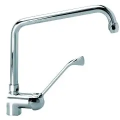 WASCHBECKENARMATUR - Mod 480 - Einloch-Mischbatterie - langer Hebel