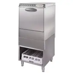 Geschirrspülmaschine - professionelle Ausführung - Edelstahl AISI 304 18/10 - Mod. 4SB - mit Laugenpumpe - Dreiphasenanschluss - max. Einschubhöhe: 37 cm - Korbmaße (B x T): 50 x 50 cm - Spüldauer: 120" / 240" - Produktmaße in cm (B x T x H): 59,4 x 63,7 