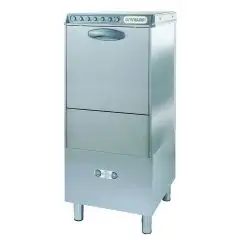 Geschirrspülmaschine - professionelle Ausführung - Edelstahl AISI 304 18/10 - Mod. 4SC - Dreiphasenanschluss - max. Einschubhöhe: 47 cm - Korbmaße (B x T): 50 x 62 cm - Spüldauer: 120" / 240" - Temperatur, Druck und Wassermenge sind konstant - Produktmaße