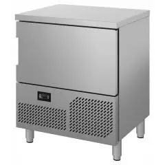 SCHOCKFROSTER - MOD B05FDP12 - Luftk&uuml;hlung - Tablettkapazit&auml;t N 5 x GN 1/1 (cm 53x32,5) oder N 5 cm 60x40 - Positiver Abk&uuml;hlungsgrad +80&deg; +3&deg; (Kg 12) - Negativer Abk&uuml;hlungsgrad +80&deg; -18&deg; (Kg 12) - Abmessungen B 75 cm x T 70 cm x H 85 cm