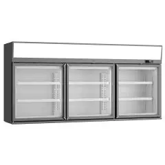 Gekühlter Oberschrank für Tiefkühlprodukte mit kapazität Lt 559 und temperaturen von -22 bis -18 °C Klimaitalia KENAI TOP 210