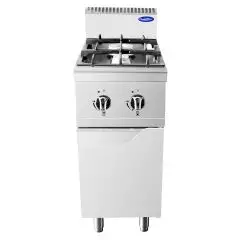 GAS-HERD - Mod. CV9I2DH2 - 2 FLAMMEN - NEUTRALER UNTERBAU MIT TÜR - PILOTFLAMME - Leistung: 24 kW - Produktmaße (B x T x H): 40 X 90 X 114 - CE Kennzeichnung