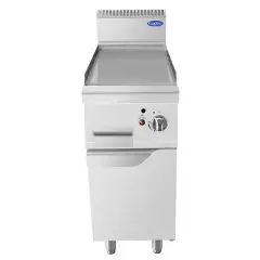 GAS-GRILLPLATTE MIT GLATTER INOX-GRIDDLEPLATTE - Mod. CV7I4IHC - UNTERBAU MIT FLÜGELTÜR - Leistung: 7 kW - Produktmaße (B x T x H): 40 X 70 X 108,5 - CE Kennzeichnung