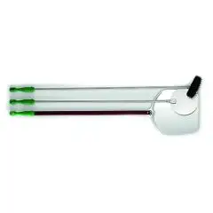 3-ER SET - MOD. AV4972 - Höhe 135 cm - Schaufel ø 33 cm - kleine Schaufel ø 22 cm - Bürste