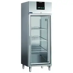 Gefrier-Kühlschrankschrank aus Edelstahl Gastronorm Klimaitalia AXF 700 BTG