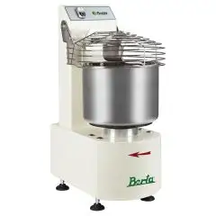 SPIRALTEIGKNETMASCHINE MIT FESTEM KOPF - Mod BERTA 15 MN - Einphasig - Teigkapazität 15 kg - Leistung 1 HP - 550 W - 230V/1/50Hz