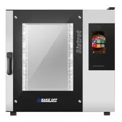 ELEKTRO KOMBI-BACKOFEN MIT HEISSLUFT UND DAMPF, TOUCH-BEDIENUNG - Cod. BISTROT 665E VISION - GEEIGNET FÜR BÄCKEREIEN UND KONDITOREIEN - Kapazität: 6 Bleche im Format 40x60 cm oder 46x66 cm - Leistung: 10 kW - Anschlusswert: 230/400 V 50/60 Hz - max.Temper