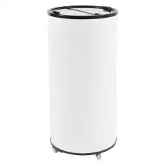 KÜHLVITRINE FÜR GETRÄNKE - Mod DN65H - Fassungsvermögen 65 Liter - Statische Kühlung - Einphasige Stromversorgung - Leistung 100 Watt - Produktmaße (BxH) cm ø 44,5 x 96,5 - CE-Norm