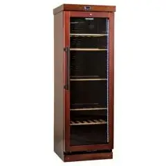 Kühlvitrine für Wein - Mod CANTINETTA 1P - Belüftet - Temperatur +3°/+16°C - Fassungsvermögen Lt 345 - Maße B 64,3 x T 62 x H 183,7 cm