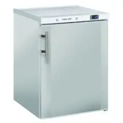 Tiefkühlschrank aus edelstahl - Mod CNX 2 - Statische Kühlung - 1 Tür - Kapazität 200 Liter - Temperatur -18º/-23ºC - Abmessungen cm B 59,8 x T 67,9 x H 83,8