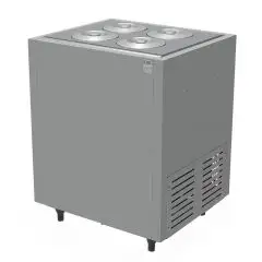 Eisvitrine pozzetti - Mod COMBI 4C - Kapazität lt 181 - Temperatur von -5° bis -20°C - Abmessungen cm L 77 x P 67,9 x h 96,1