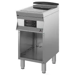 ELEKTROHERD - Mod 9DLEF1B - 2 Induktionskochplatten - offener Unterbau - Produktmaße in cm (B x T x H): 40 x 90 x 85/90