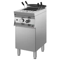 GAS-NUDELKOCHER - Mod 7DDQH1 - 1 Nudelbecken 28 Liter - Produktmaße in cm (B x T x H): 40 x 70 x 85/90