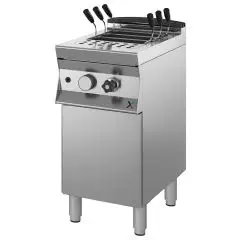 GAS-NUDELKOCHER - Mod 9DDQH1 - 1 Nudelbecken 40 Liter - Produktmaße in cm (B x T x H): 40 x 90 x 85/90