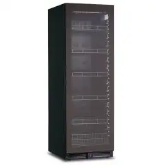 KÜHLVITRINE FÜR GETRÄNKE - Belüftet - Mod EX 180 DGX - KAPAZITÄT Lt 425 - 1 GLASTÜR - TEMPERATUR 0°/+10°C - PRODUKTMAßE (BxTxH) cm 59,5 x 69 x 180 - CE-NORM