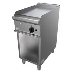 GAS-GRILLPLATTE- Mod. G7NUQ1DCN - GLATTE GRILLPLATTE - offener Unterbau - Leistung: 6 kW - Produktmaße in cm (BxTxH): 40 x 70 x 85 - EG-Norm