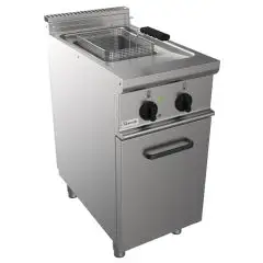 ELEKTRO-FRITTEUSE - LINIE EASY - Mod. G7JYM1V13 - 1 Frittierbecken (13 Liter) Öl - Leistung: 12 kW - Produktmaße in cm (BxTxH): 40 x 70 x 85 - EG-Norm
