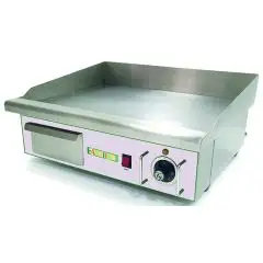 ELEKTRO-GRILLPLATTE-TISCHGERÄT - Mod EG548 - Glatte Oberfläche - LEISTUNG 3 kW - Kochfläche cm B 55,2 x T 36,6 - EINPHASEN-Stromversorgung