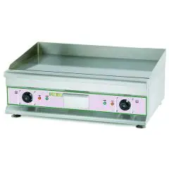 ELEKTRO-GRILLPLATTE-TISCHGERÄT - Mod EG750 - Glatte Oberfläche - LEISTUNG 6 kW - Kochfläche cm B 74,6 x T 39,8 - DREIPHASIGE Stromversorgung