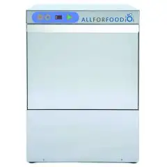 Geschirrspülmaschine - professionelle Ausführung - Edelstahl AISI 304 - Mod EVA50SP - max Einschubhöhe cm 35,5 - Korbmaße (B x T): 50 x 50 cm - Spüldauer 60-120-180-240-600" - Klarspüler- und Reinigungsmittelspender - Produktmaße in cm (B x T x H): 57,5 x