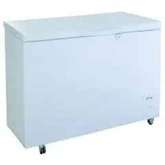 TIEFKÜHLTRUHE - Mod HT/RUM - Statische Kühlung - Schwingtür ohne Sichtfenster - Analoges Thermometer - Temperatur -18/-24 °C - CE-Norm