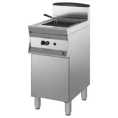 GAS-FRITTEUSE - LINIE IKON - Mod 9DGGH1TL - 1 Nudelbecken 18 Liter ÖL - Produktmaße in cm (B x T x H): 40 x 90 x 85/90