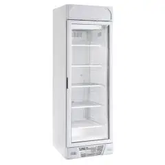 KÜHLSCHRANKSCHRANK AUS LACKIERTEM BLECH - STATISCH MIT RÜHRGERÄT - Mod HT372ZIEST - KAPAZITÄT 382 L - N. 1 GLASTÜR - TEMPERATUR -18°/-24°C - PRODUKTMAßE (BxTxH) cm 64 x 67 x 205,6 - CE-NORM