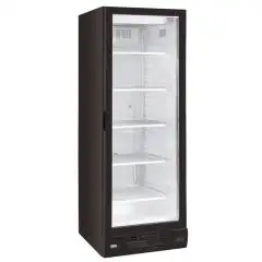 KÜHLSCHRANKSCHRANK AUS LACKIERTEM BLECH - STATISCH MIT RÜHRGERÄT - Mod HT372ZST B - KAPAZITÄT 382 L - N. 1 GLASTÜR - TEMPERATUR -18°/-24°C - PRODUKTMAßE (BxTxH) cm 64 x 67 x 187,5 - CE-NORM